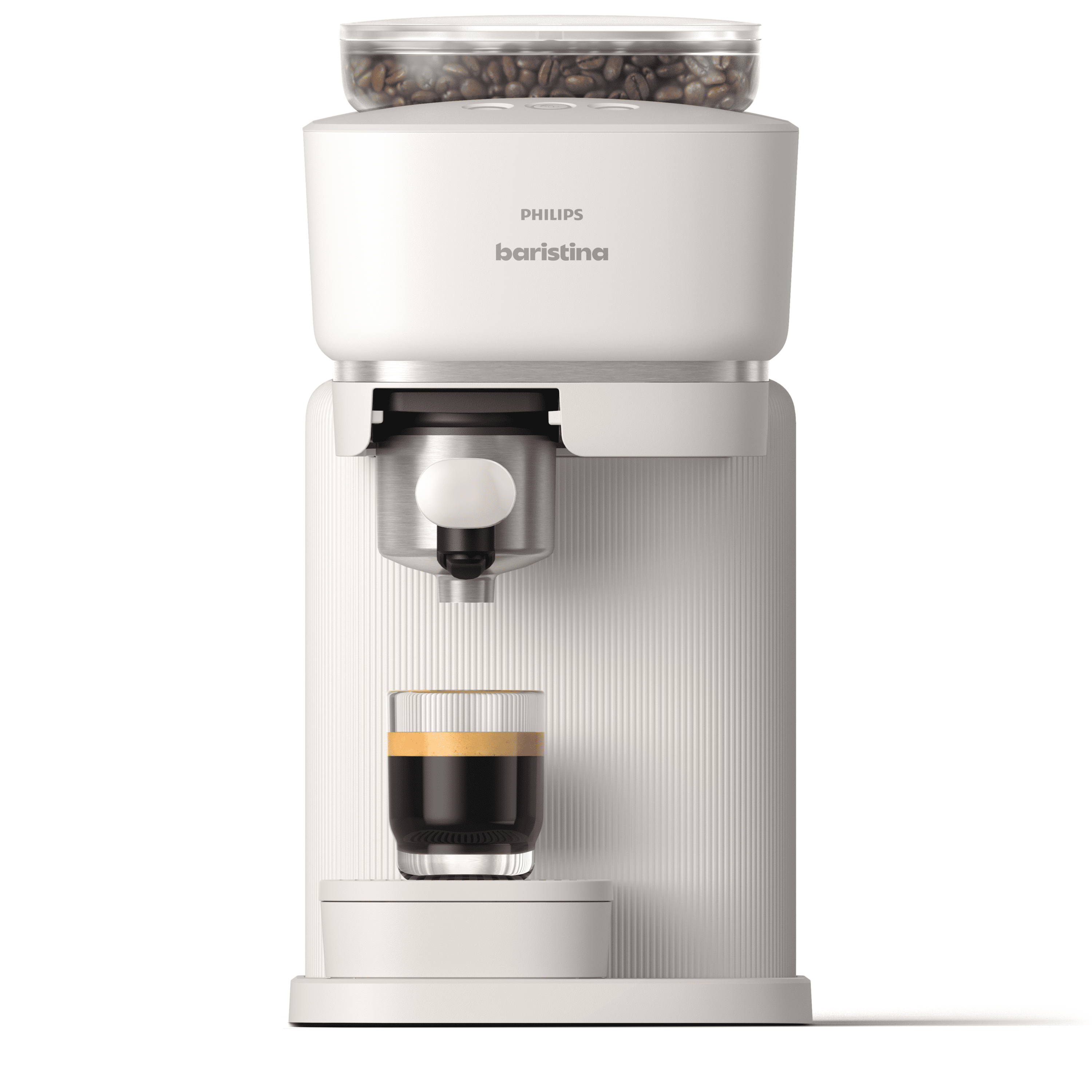 Philips Baristina Automatic Espresso Machine, Milky White