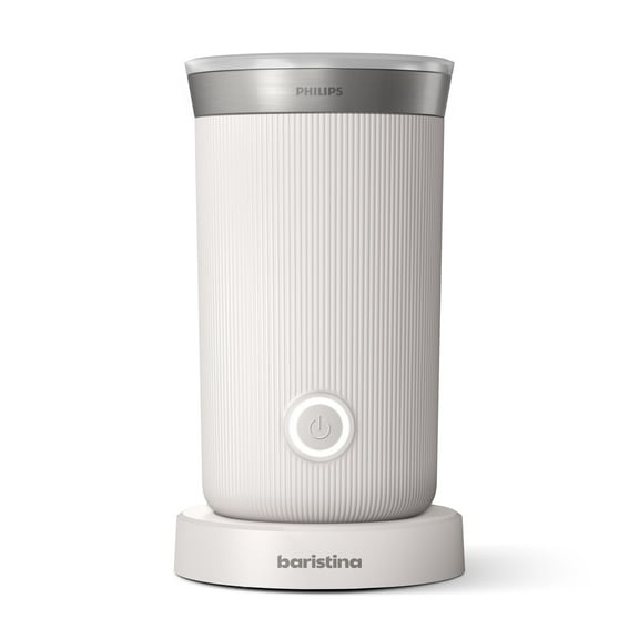 Philips Baristina Hot & Cold Milk Frother, Milky White