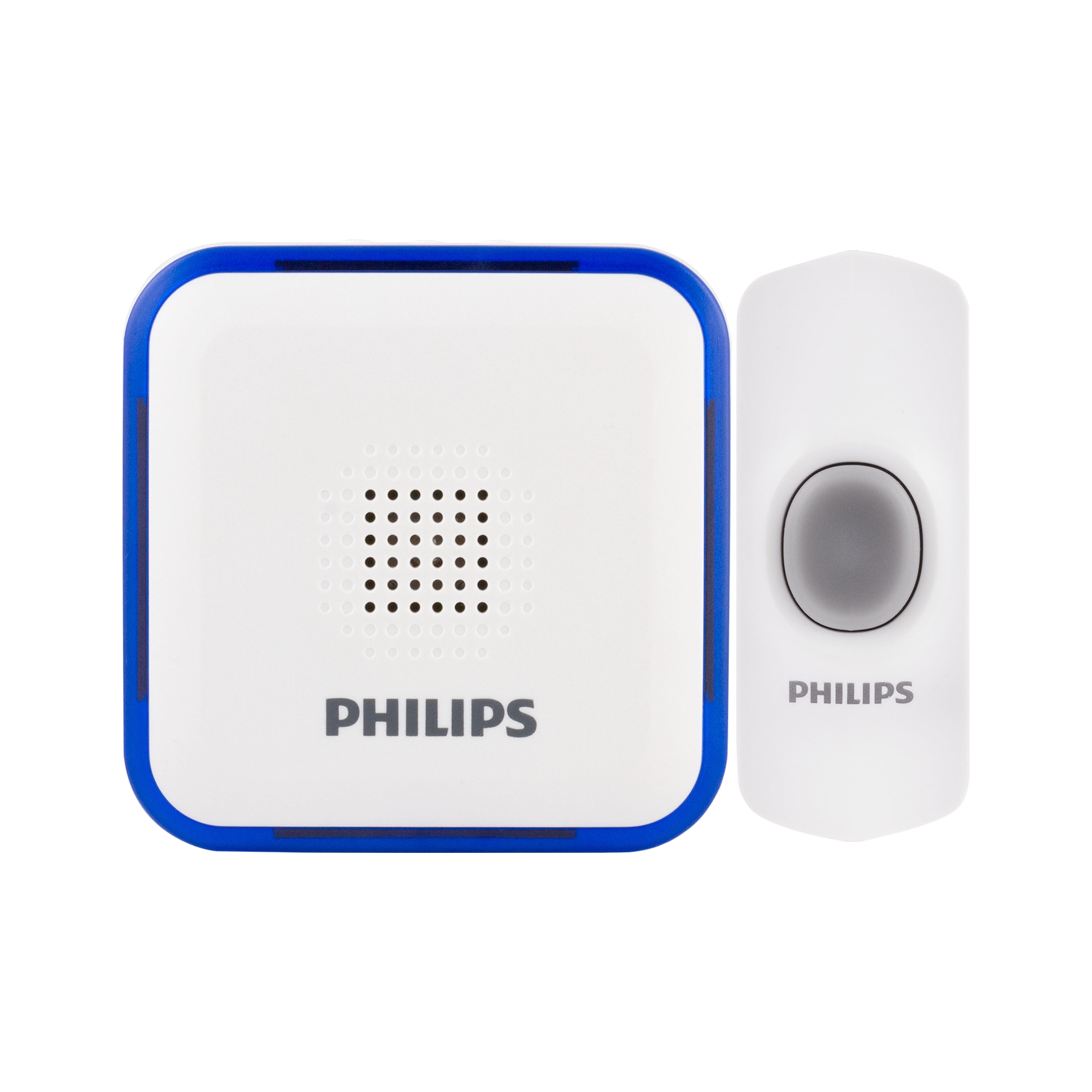 Philips BatteryOperated 32Melody Door Chime, 1 Receiver, 1 Push