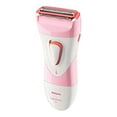 thumbnail image 1 of Philips Beauty SatinShave Essential Women's Wet & Dry Electric Shaver for Legs, Cordless, Pink and White, HP6306/50, 1 of 2