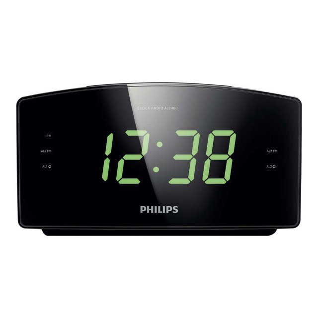Philips Big Display Clock Radio