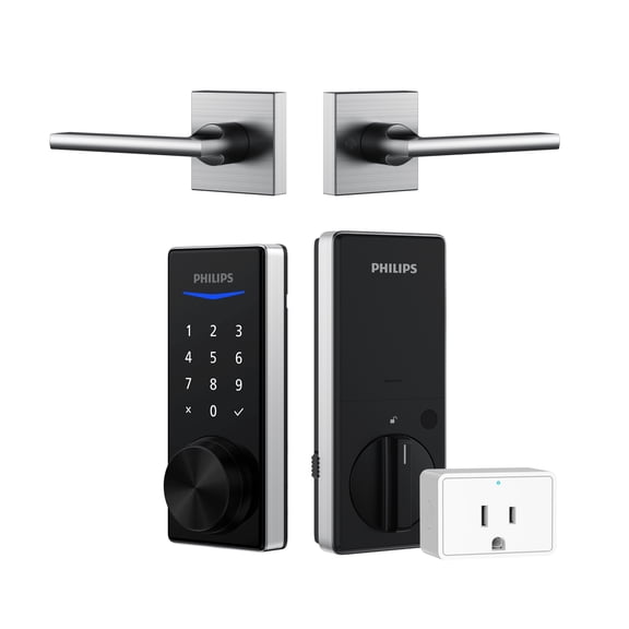 Philips Bluetooth Touchscreen Smart Deadbolt with Wi-Fi Bridge with Lever