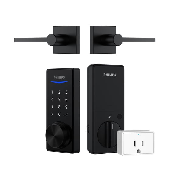 Philips Bluetooth Touchscreen Smart Deadbolt with Wi-Fi Bridge with Lever