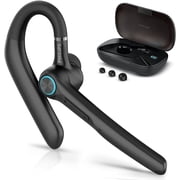 Philips Bluetooth Wireless Headset with Microphone, Charging Case with LED Display, IPX4 Waterproof Earbuds