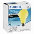 thumbnail image 1 of Philips Lighting Co 2 Pack 60w Yel Bug Bulb 415810, 1 of 2