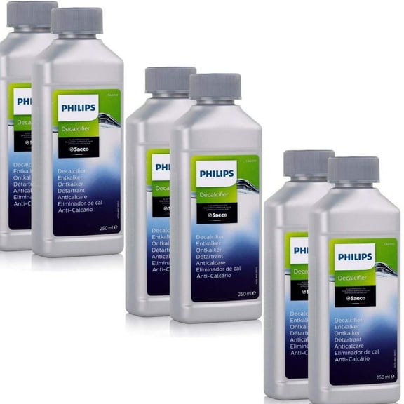 Philips CA6700/22 Universal Liquid Descaler, Saeco and Other Fully Automatic Coffee Machines Value Pack 6 x 250 ml