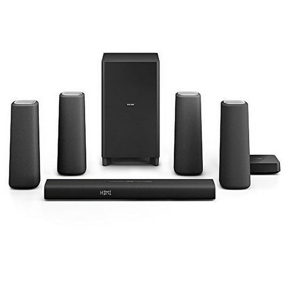 philips css5530b/37 zenit cinema speakers (black)