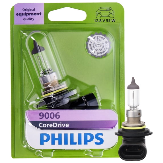 Philips CoreDrive 9006 Halogen Headlight Bulb, 1 Pack, Fits Select Vehicles