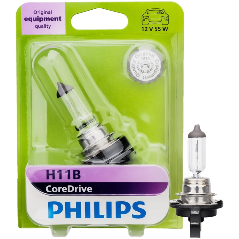 Philips CoreDrive H11B Halogen Headlight Bulb, 1 Pack, Fits Select