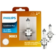 Philips CoreDrive Plus 9003 Halogen Headlight Bulbs, 2 Pack, Fits Select Vehicles