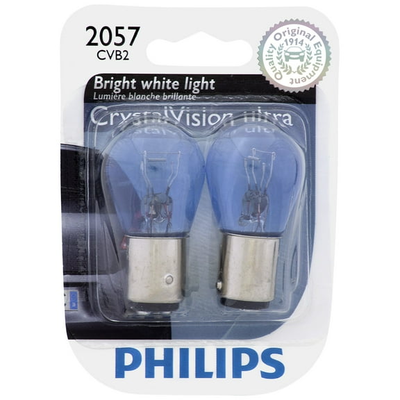 Philips Crystalvision Ultra Miniature 2057, Blue Coated, Twist Type, Always Change In Pairs!