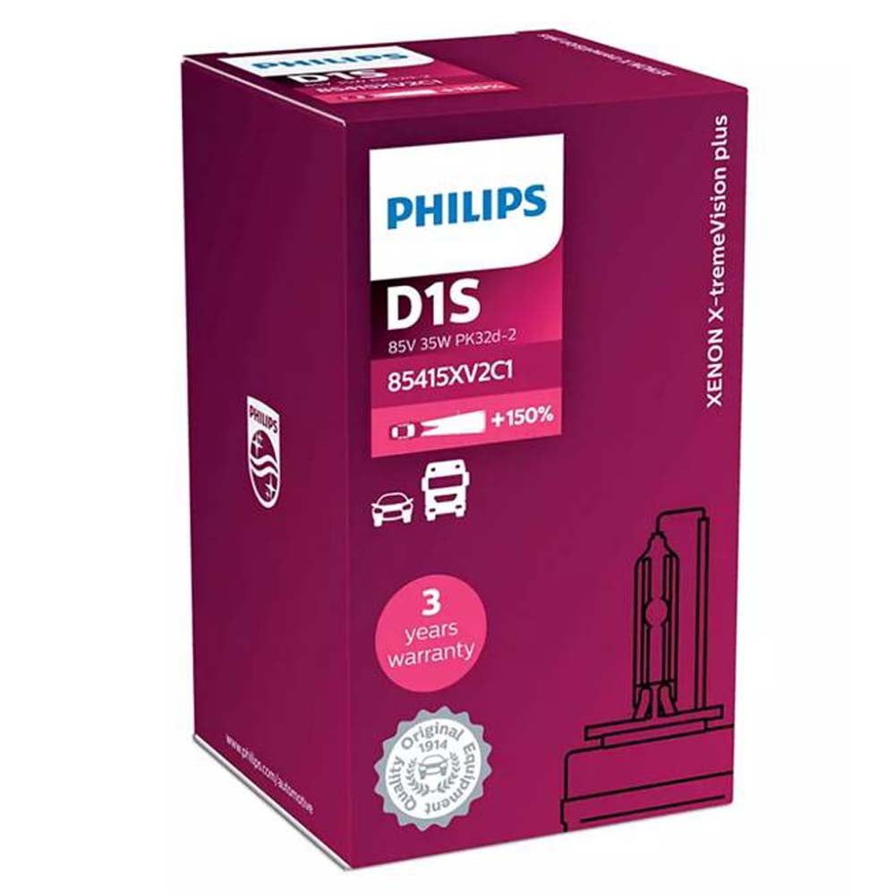 純正 PHILIPS X-treme Vision HID バルブ D1S 2個 Philips D1S X-tremeVision PLUS GEN.2 4800K Xenon Automotive Bulb
