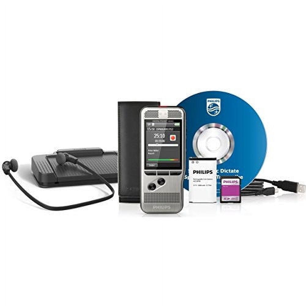 Philips DPM6700 Pocket Memo Dictation Voice Recorder & Transcription ...