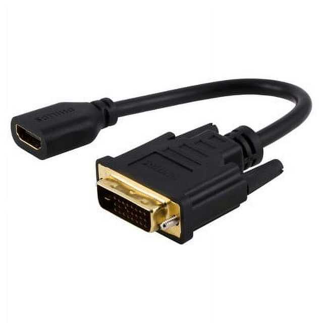 Philips DVI to HDMI Pigtail Adapter, Black, SWV9200H/27