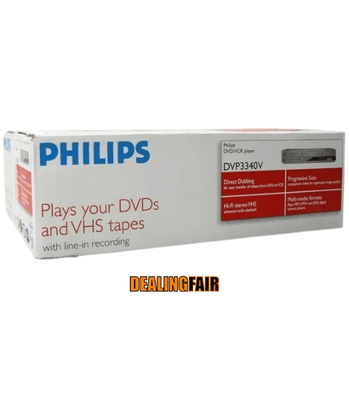 Philips DVP3340V DVD VCR Combo DVD Player VHS Player (New)