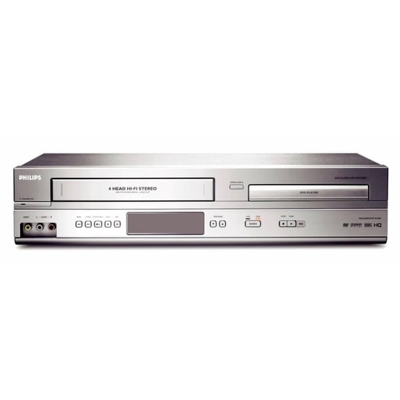 Philips DVP3345V/17 DVD/VCR Combo Player, 1080p Resolution, Silver