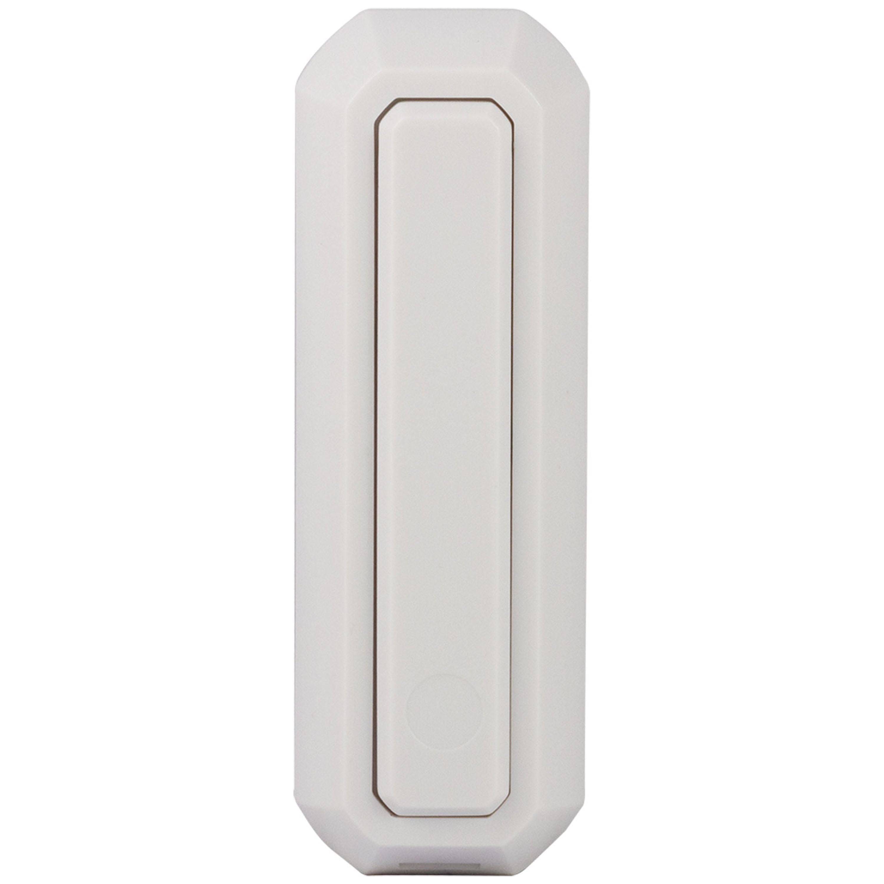 Philips Direct-Wire Push Button Doorbell, White, 2in, DES4111R/27