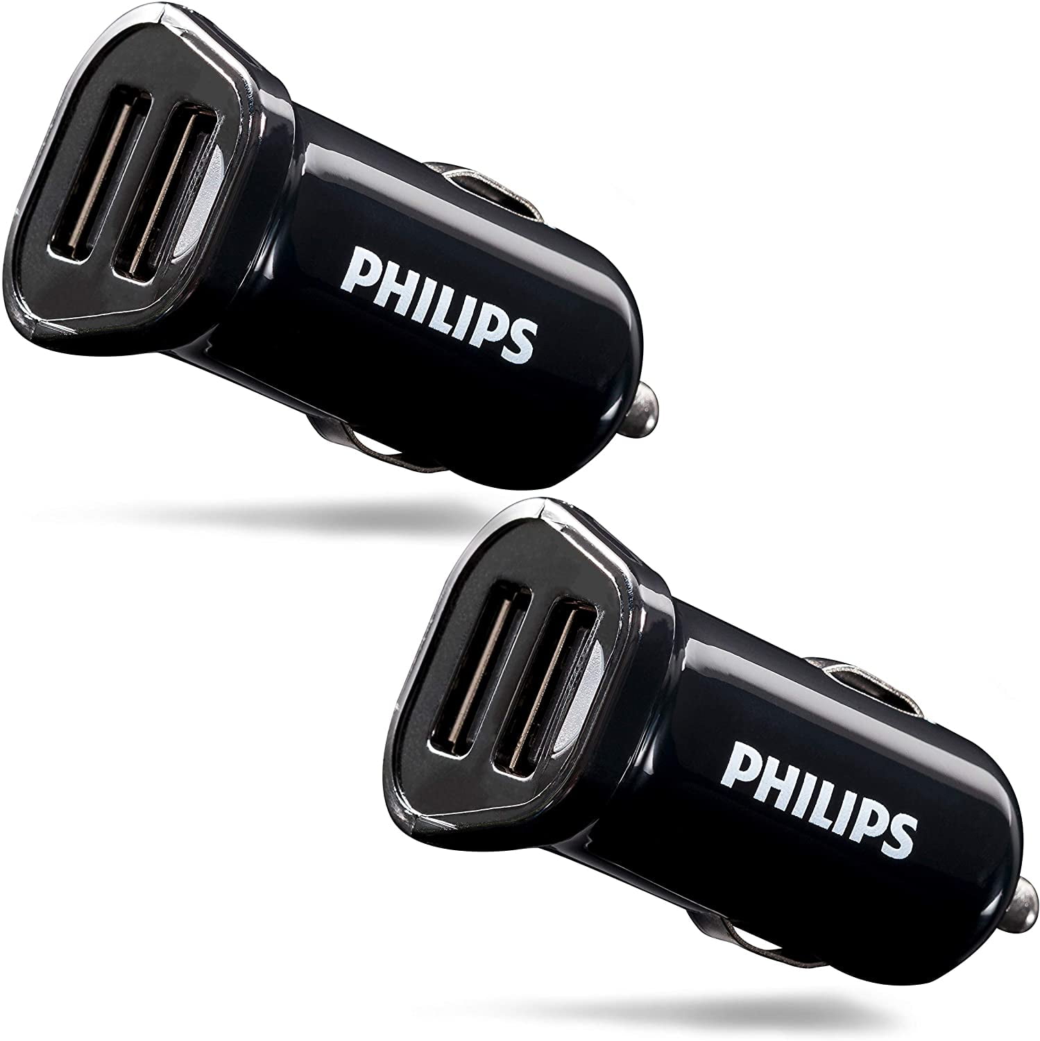 Philips Dual USB Car Charger, 2pk DLP2452/37