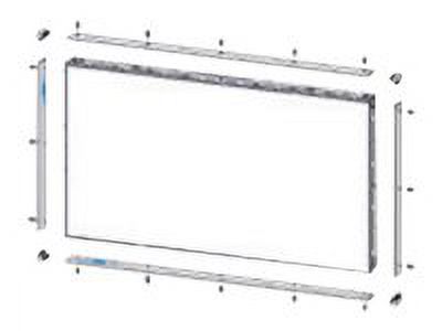 Philips EFK4960 - Mounting component (edge finishing set) for LCD display - screen size: 49" - on right side of flat-panel, on left side of flat-panel - image 1 of 2