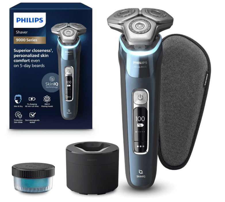 Philips Electric Shaver Series 9000, Wet & Dry Electric with Dual