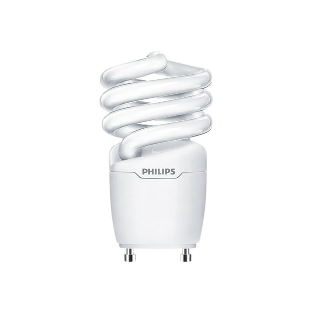Philips Energy Saver EL/mdTQS - Non-integrated compact fluorescent light bulb - shape: spiral tube - GU24 - 13 W (equivalent 60 W) - warm white light - 2700 K
