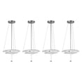 thumbnail image 1 of Philips Forecast Taylor 3 Light Pendant Fixture, Satin Nickel Finish (4 Pack), 1 of 4