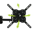 Philips Full Motion TV Wall Mount for up to 80", 15 degree Tilt