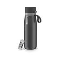 thumbnail image 1 of Philips GoZero Everyday Insulated Stainless-Steel Water Bottle With Filter, 18.6 Oz, Gray, 1 of 3