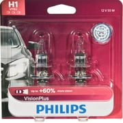 Philips H1 Visionplus Headlight, Pack of 2