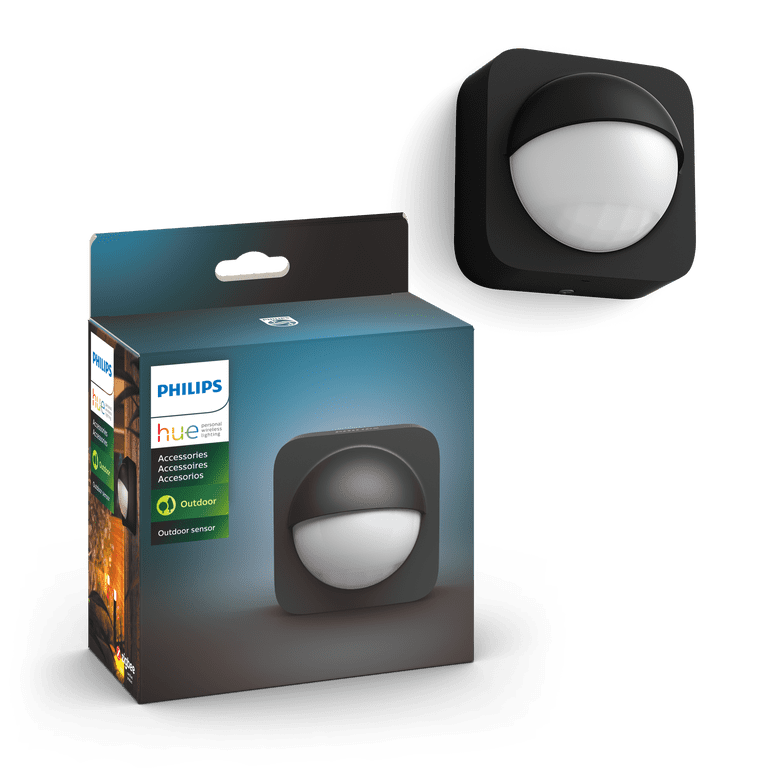 Philips Hue 3016393 Motion-Sensing LED Black Smart Security Light