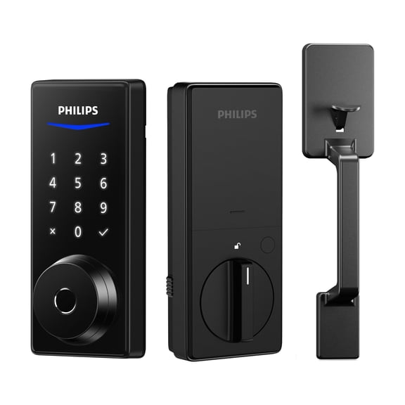 Philips Home Access 1000 Series Single Cylinder Electronic Deadbolt with Handle Set