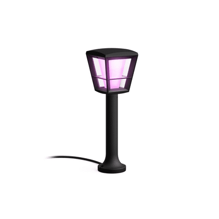 Philips - Hue Econic Outdoor Pathway Light Extension - White and Color Ambiance