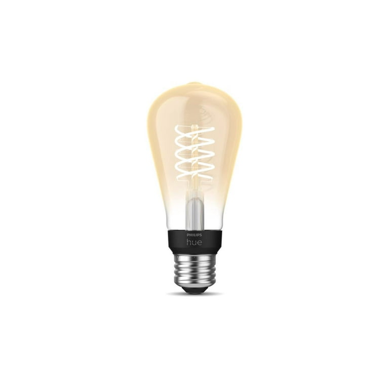 Free Shipping Philips Hue 571125 Dimmable Warm White Vintage Smart ST19 Edison Bulb Walmart