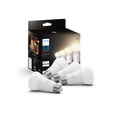 thumbnail image 1 of Philips Hue A19 Bluetooth Smart LED Bulb 4-Pack, White, 1 of 9