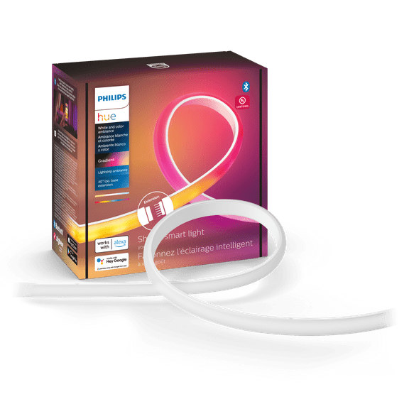 Philips Hue Ambiance Gradient Light Strip Extension, White LED, Indoor Use