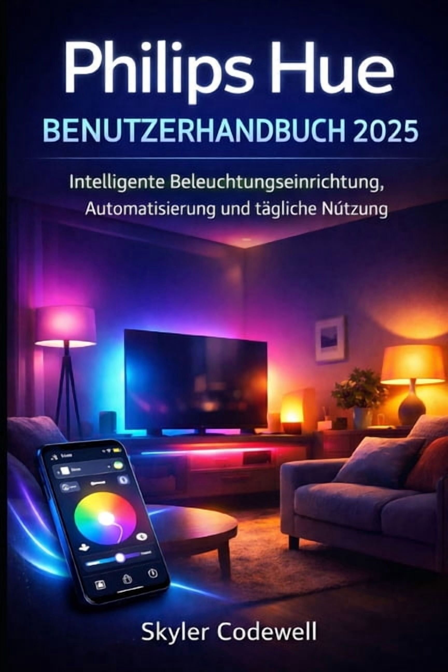 Philips Hue Benutzerhandbuch 2025: Intelligente Beleuchtungseinrichtung, Automatisierung und tÃ¤gliche Nutzung, (Paperback)