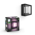 thumbnail image 1 of Philips Hue Econic Outdoor White & Color Wall & Ceiling Light Fixture (Hue Hub Required, Works with Alexa, Apple Homekit & Google Assistant), 1 of 5
