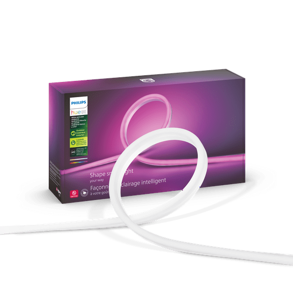 Philips Hue Outdoor Lightstrip Integrated LED Ble 16.4 feet, White