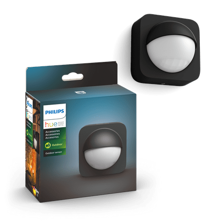 Philips - Hue Outdoor Motion Sensor - Black And White