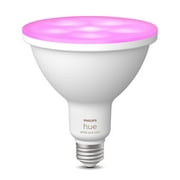 Philips Hue PAR 38 E26 Medium Smart-Enabled LED Bulb Color Changing 100 Watt Equivalence 1 pk