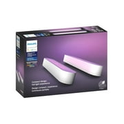 Philips Hue Play Ambiance Smart LED Bar Light, 2-Pack (Works with Amazon Alexa, Apple Homekit & Google Home) - White