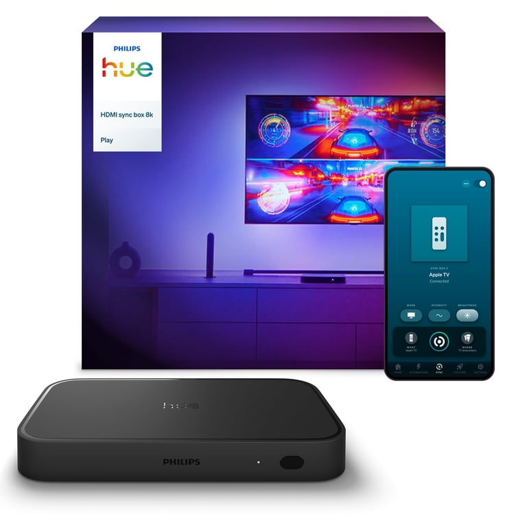 Philips HUE 8K Sync Box - Blac - Walmart.com