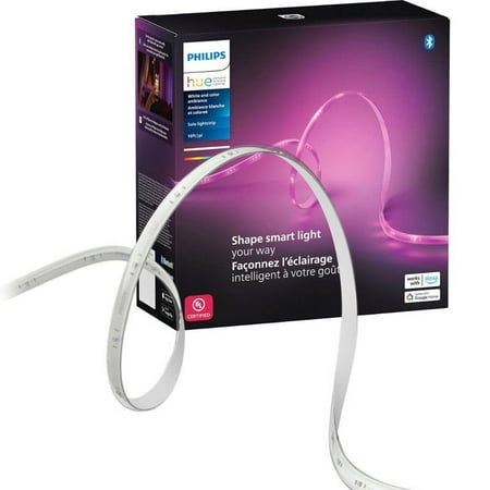 Philips - Hue Solo Lightstrip 5m (16ft) - White and Color Ambiance
