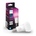 thumbnail image 1 of Philips Hue White and Color Ambiance A19 E26 Medium Base Smart Bulb 1 Pack, White, 1 of 8