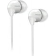 thumbnail image 1 of Philips In Ear Headphones with Mic Big Bass - White (SHE3555WT/27), 1 of 4