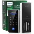 thumbnail image 1 of Keyless Entry Door Lock with Keypad - Smart Deadbolt Lock for Front Door, Auto Lock, One-time PIN Code, Fingerprint Door Lock - Satin Nickel, 1 of 8