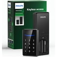 thumbnail image 1 of Philips Keyless Entry Door Lock Touchscreen Digital Keypad Smart Electronic Deadbolt,PIN Code,Easy Installation- Matte Black, 1 of 25