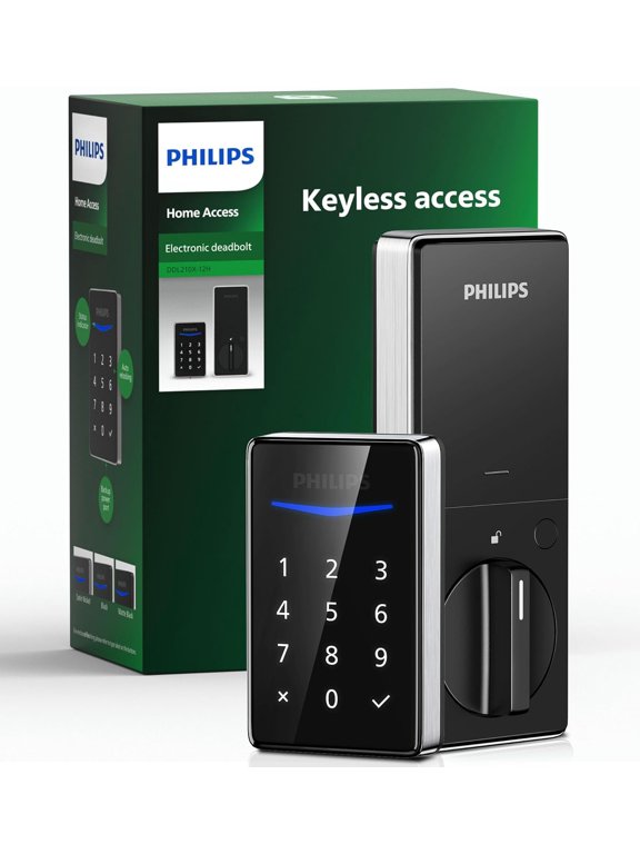 Keyless Entry Touchscreen Digital Smart Electronic Keypad Deadbolt Door Lock - Satin Nickel
