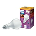 thumbnail image 1 of Philips LED 150-Watt A21 General Purpose Light Bulb, Frosted Soft White, Dimmable, E26 Medium Base (1-Pack), 1 of 7