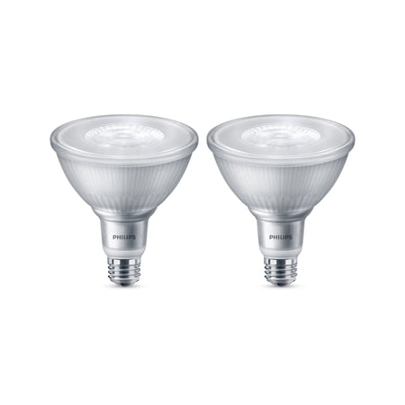 Philips LED 45-Watt Dimmable PAR38 40-Degree Beam Angle Bright White Light Bulb, Indoor & Outdoor, E26 Medium Base (3-Pack)